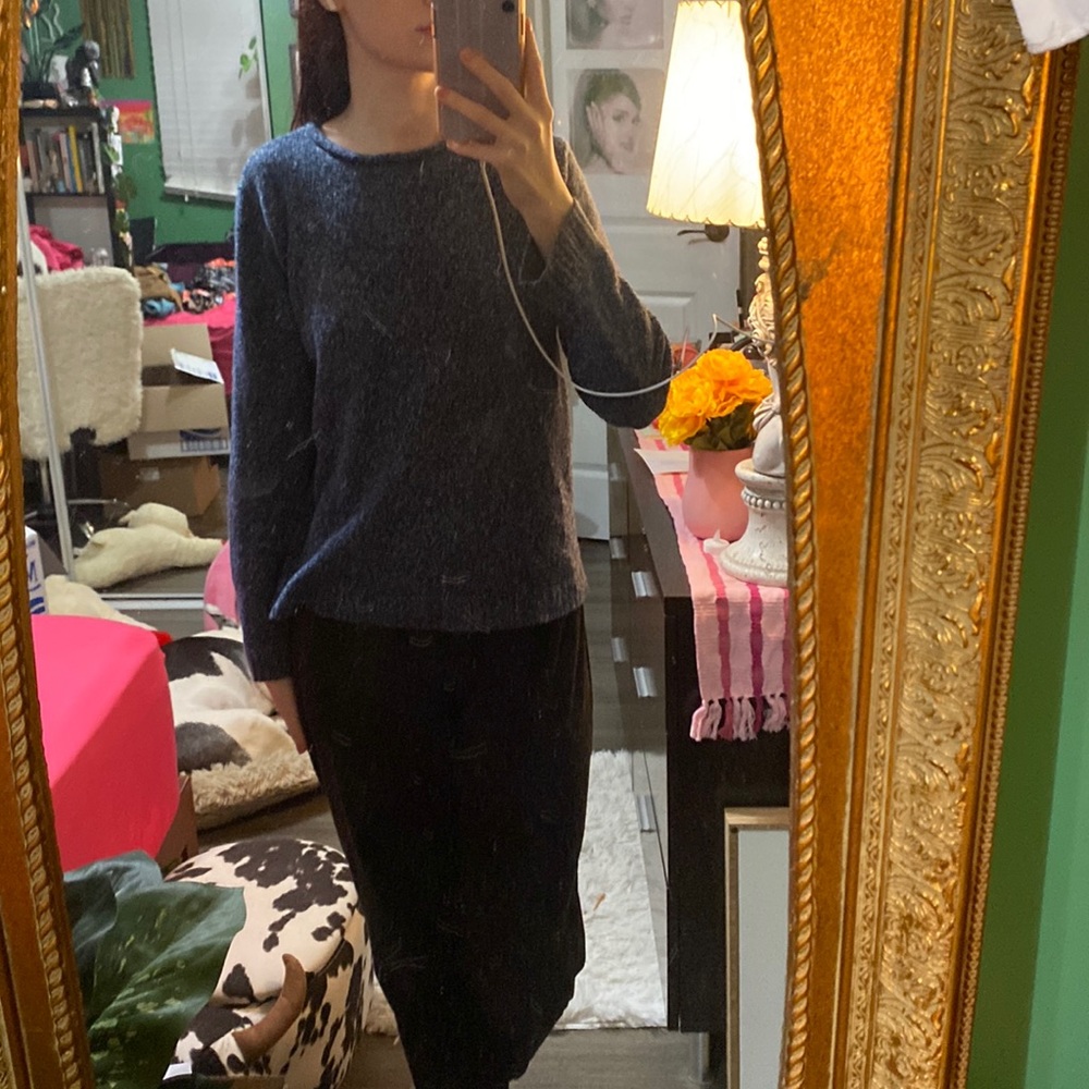 Cozy blue sweater